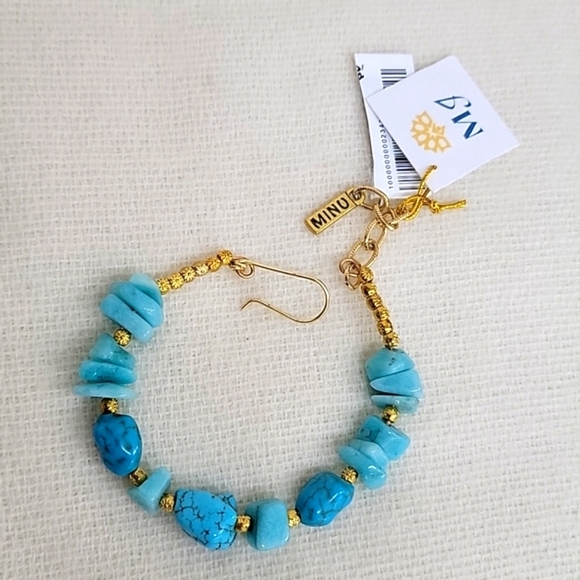 Macy's Turqoiuse and Gold Bracelet. NWT! - Picture 2 of 4